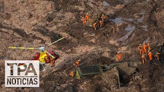 Accidente minero en Brasil 50 muertos y 300 desaparecidos  TPANoticias [upl. by Ytirahs]