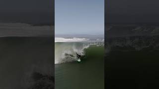 Sickk drone clip from recent swell up in skeleton bay with jordy maree surf waves beach [upl. by Reinar]