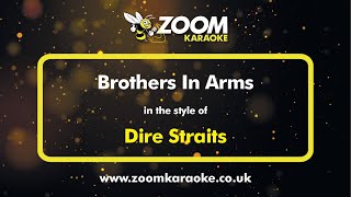 Dire Straits  Brothers In Arms  Karaoke Version from Zoom Karaoke [upl. by Wolpert]