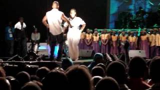 Dancing with Kirk Franklin  Live in Kampala [upl. by Brebner]