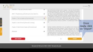 StreetLib Tutorial Get your manuscript on StreetLib Write [upl. by Blanca]