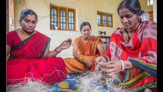 Saukhyam Reusable Sanitary Pads using Banana Fibre amp Cloth [upl. by Anitnauq]