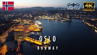 Oslo Norway 🇳🇴  Drone Flight [upl. by Behah]