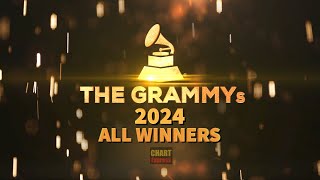 Grammys 2024  ALL WINNERS  The 66th Annual Grammy Awards 2024  February 04 2024  ChartExpress [upl. by Patti196]