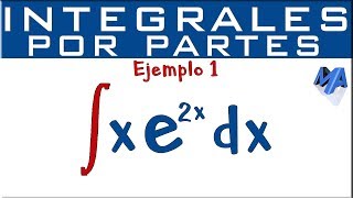 Integración por partes  Ejemplo 1 [upl. by Acul]