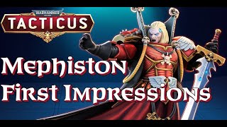 Mephiston First Look [upl. by Kolodgie398]