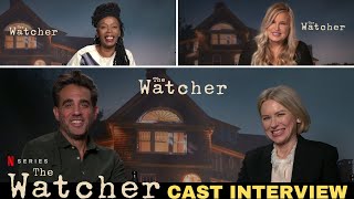 The Watcher cast Jennifer Coolidge Naomi Watts amp Noma Dumezweni on scariest moments to film [upl. by Maroj]