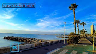 Cagnes Sur Mer January 1st 2024  Between Nice And Cannes  4k Walk Cote Dazur French Riviera [upl. by Cindelyn751]