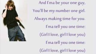 One Time  Justin Bieber Lyrics [upl. by Ahsema833]