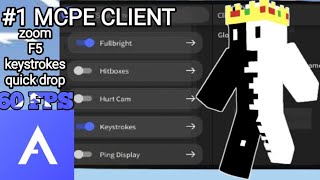1 MCPE CLIENT FOR ANDROID RISHITH OP [upl. by Aidua]
