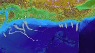 Cascadia Turbidity Current Pathways [upl. by Ruyam903]