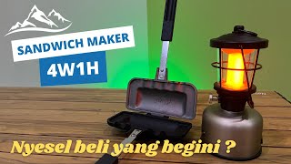 4w1h Sandwich maker  panggangan roti portable  Soto ST310  Sunrei [upl. by Marybella]