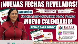 🗓️🤯¡NUEVAS FECHAS REVELADAS PARA TODOS LOS PENSIONADOS🗓️🤯FECHAS IMPORTANTES SALEN A LA LUZ😱👀 [upl. by Arutak]