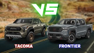 2024 Toyota Tacoma vs 2023 Nissan Frontier Who wins [upl. by Vastha]