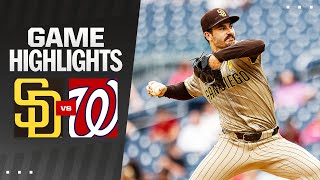 Padres vs Nationals Game Highlights 72524  MLB Highlights [upl. by Seiden]