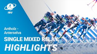 World Cup 2324 AntholzAnterselva Single Mixed Relay Highlights [upl. by Gnilyarg471]