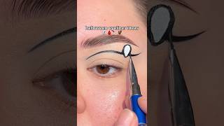 Halloween eyeliner ideas👻🦇🩸 makeuptutorial shorts halloween2024 halloween makeup [upl. by Giess615]