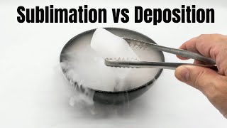 Sublimation vs Deposition [upl. by Dibb]