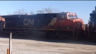 Railfanning in Erlanger KY with a CN GEVO trailing on NS 177 [upl. by Asenav190]