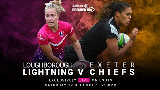 LIVE  Saracens Women v Loughborough Lightning [upl. by Halilahk]