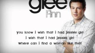 Glee Jessies Girl Lyrics [upl. by Kev]