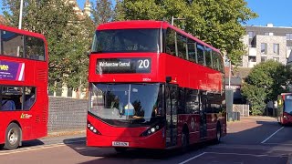 FRV Stagecoach London Route 20 Walthamstow Central  Debden Enviro400 EV 14174e LG21 HZN [upl. by Nuzzi795]