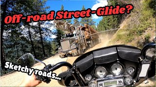 Can a Street Glide go Off Road  Castlegar Cranbrook Fernie BC Moto Trip [upl. by Hamish]