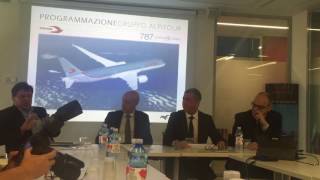 Neos  Carlo Stradiotti  CEO  illustra alla stampa trade il nuovo B7879 Dreamliner [upl. by Nairolf205]