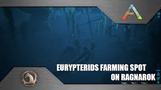 Ark Survival Evolved  Great Eurypterid farming spot Ragnarok [upl. by Krum]