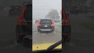 Flooding roads in Burlington Ontario Major storm [upl. by Markowitz]