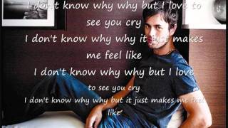 enrique iglesias  love to see you cry lyrics [upl. by Guyer]