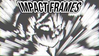 Impact Frames  Animation Practice  ⚠️Flash warning [upl. by Reamy]