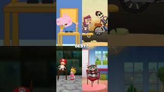 Chair fail 🤣🤣🤣 animation memes funny mario talkingtom short peppapig shorts [upl. by Vogel]