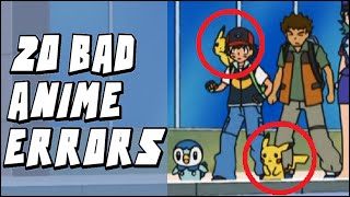 20 of the WORST ErrorsMistakes in the Pokemon Anime [upl. by Llemhar821]