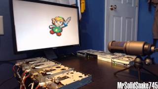 Zelda Collection on eight floppy drives [upl. by Sanbo120]