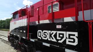 Cummins and Indiana Rail Road QSK95 Powered Field Test Locomotive [upl. by Obocaj613]