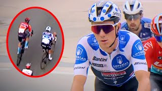 Distracted Remco Evenepoel OUTFOXED in Group Sprint  Vuelta a Espana 2023 Stage 20 [upl. by Virgie40]