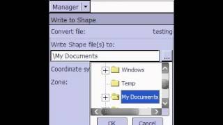 Trimble SHP Export [upl. by Adelia]