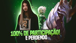 100 DE PARTICIPAÇÃO E PERDENDO LEAGUE OF LEGENDS [upl. by Ynogoham]