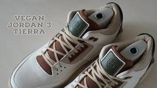 handcrafted vegan Jordan 3 [upl. by Nohsyar]