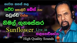 Nimal gunasekara with Sunflowers  Live in Kalagedihena  Re Created Sounds [upl. by Enovaj]