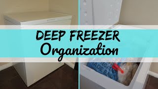 DEEP FREEZER ORGANIZATION  CHEST FREEZER [upl. by Eiramannod119]