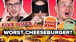 Brits Try A Blind Cheeseburger Taste Test [upl. by Marissa]