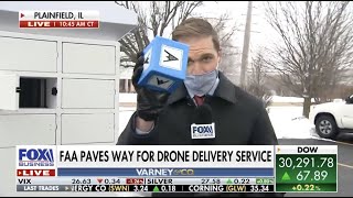 Ascend Engineering LIVE Valqari Drone Test on Fox Business [upl. by Cassie608]