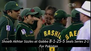 3rd ODI Decider 2002 II Shoaib Akhtars Furious Spell at Gabba 81255 II Pakistan vs Australia [upl. by Kingsley456]