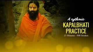 Rhythmic Music for Kapalbhati Practice  Baba Ramdev  Shining Forehead Breathing Exercise [upl. by Studdard]