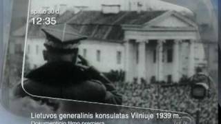 Dokumentinio filmo premjera quotLietuvos generalinis konsulatas Vilniuje 1939 mquot anonsas [upl. by Koby877]