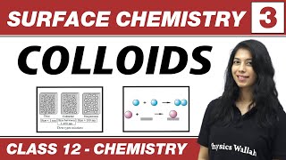 Surface Chemistry 03  Colloids  Class 12 NCERT [upl. by Nilkoorb293]