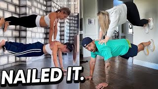 I cant believe we did this Double Plank Challenge [upl. by Artinad457]