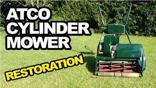 ATCO Cylinder Lawnmower Restoration  Self Propelled [upl. by Erreipnaej]